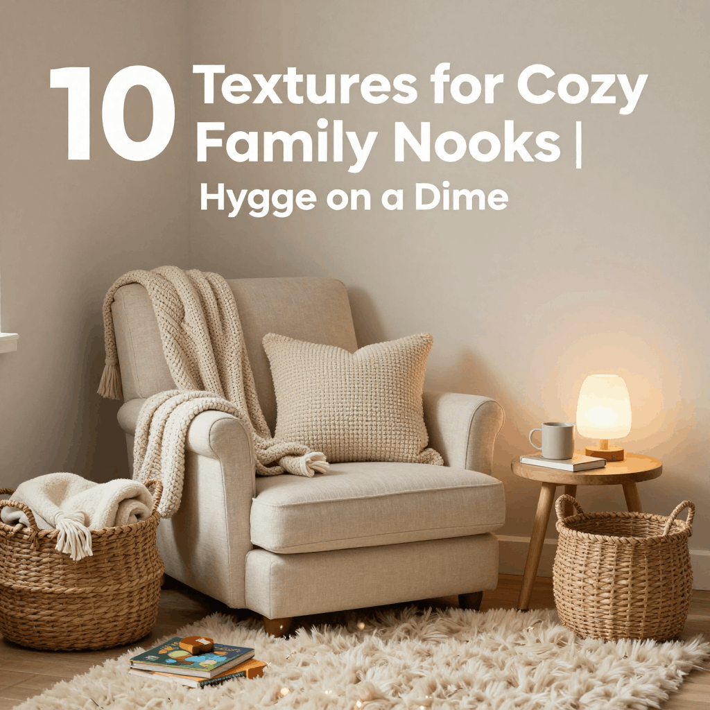 10 Textures for Cozy Family Nooks | Hygge on a Dime