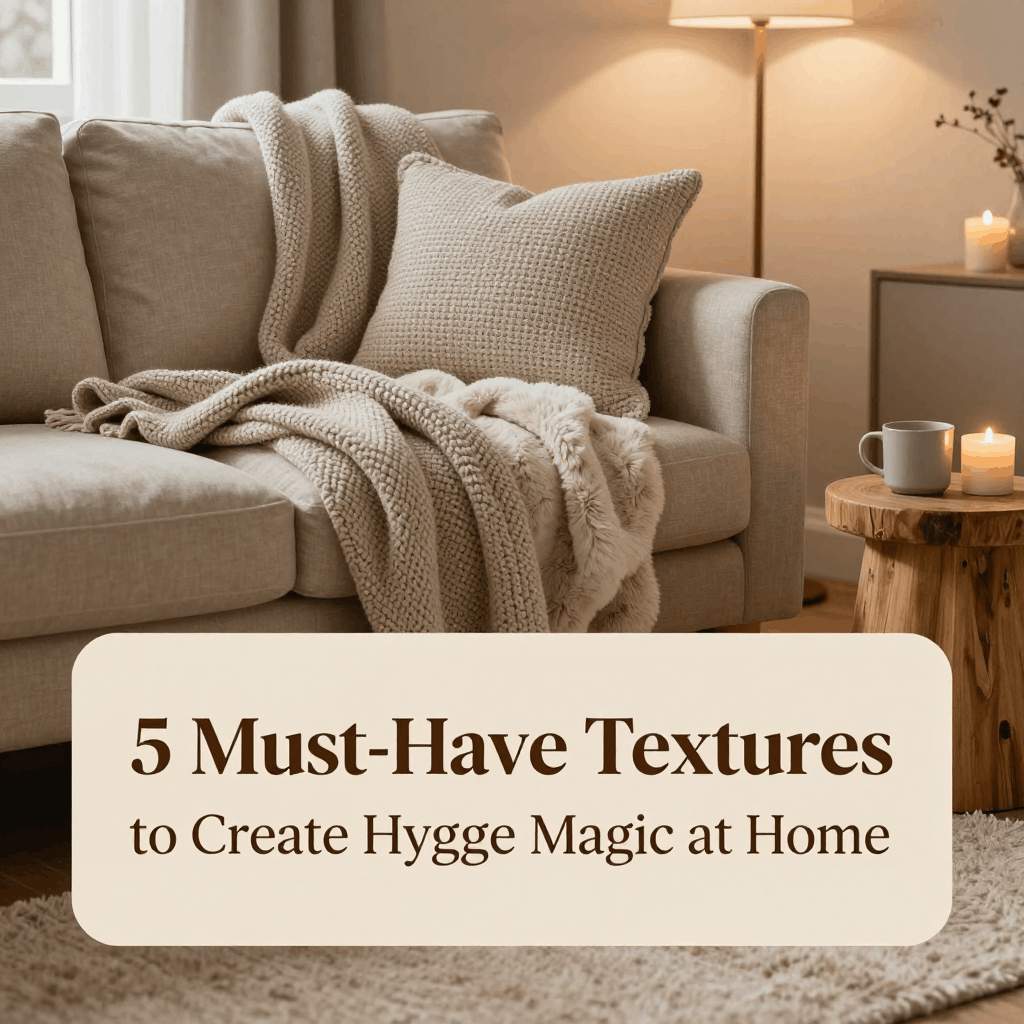 5 Must-Have Textures to Create Hygge Magic at Home​