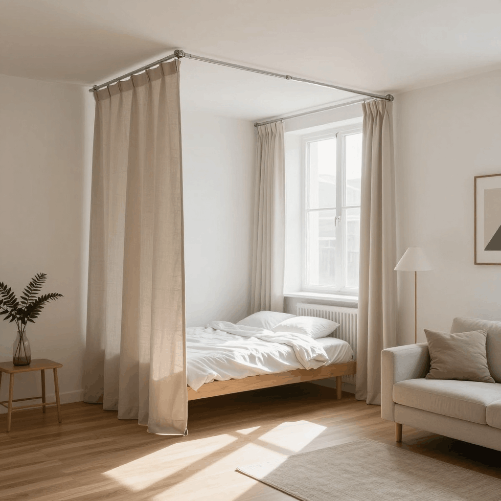 Ceiling Curtain Dividers