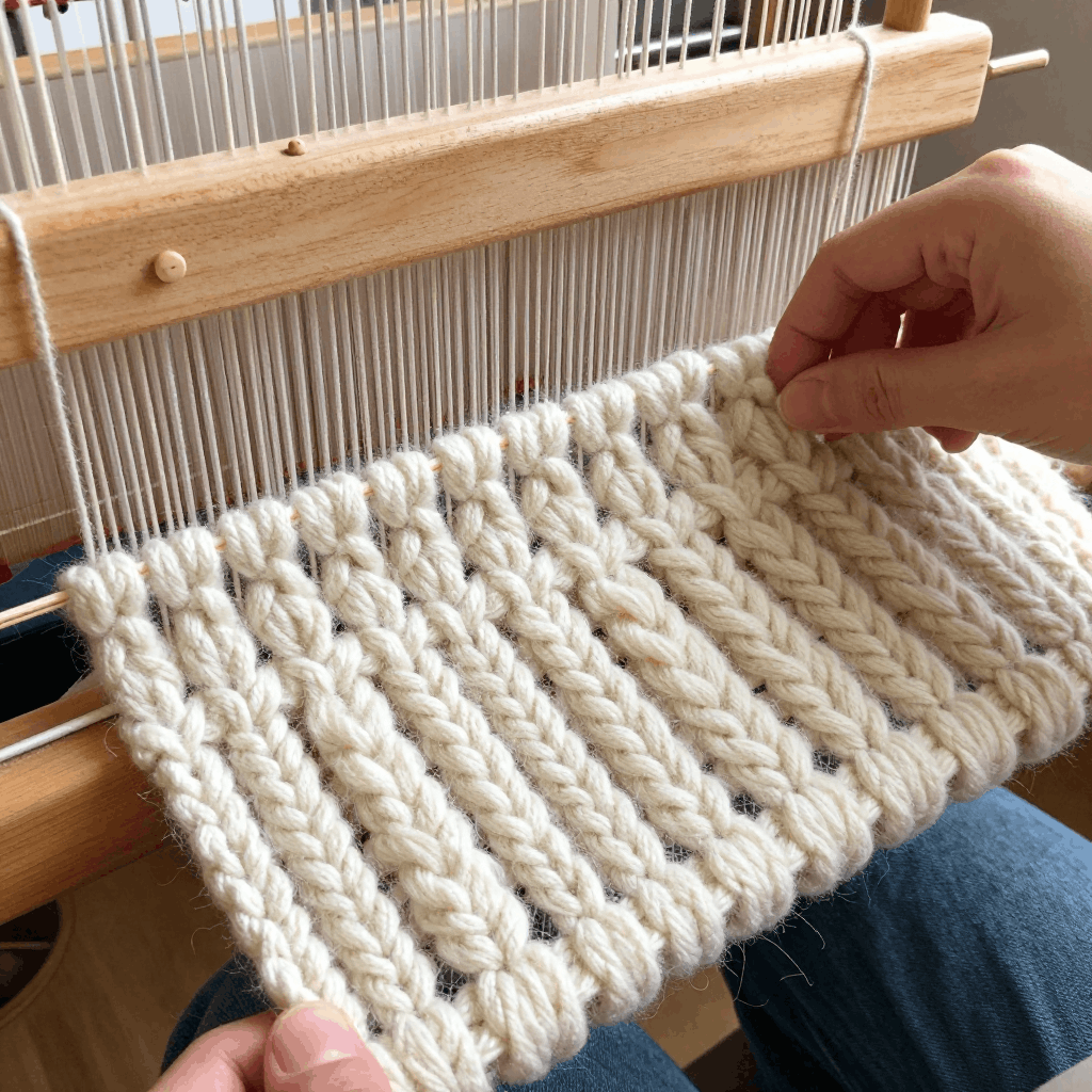 Start Weaving the Chunky Sections