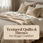 Textured Quilts & Throws for Hygge Comfort