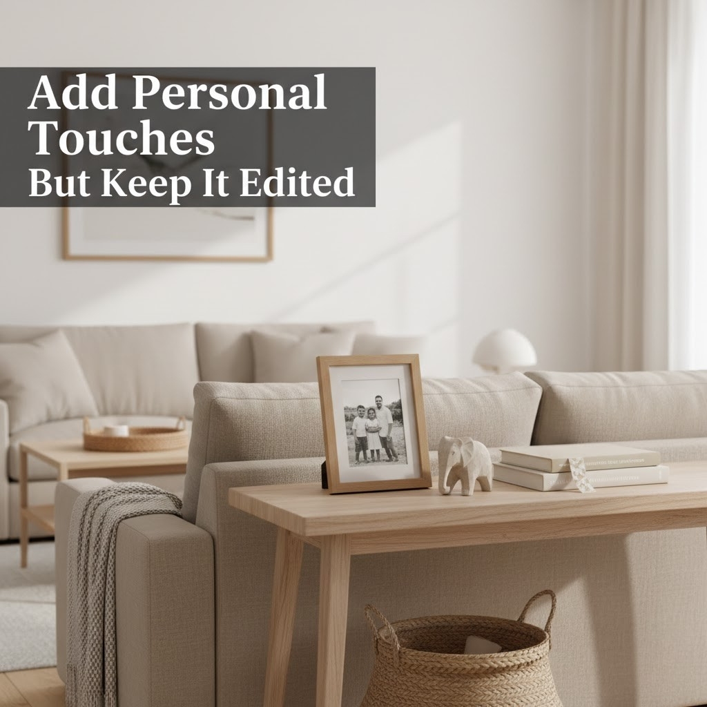 Add personal touches (but keep it edited)