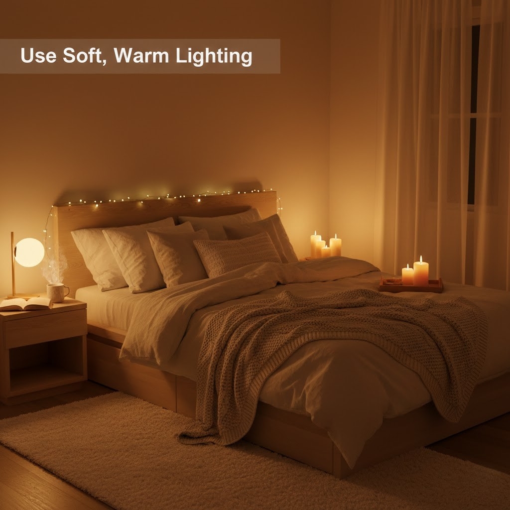 Use soft, warm lighting