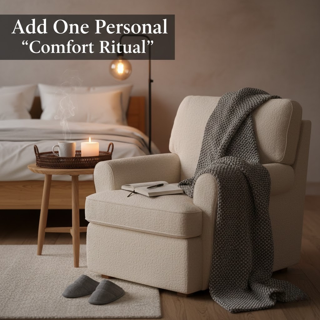 Add one personal comfort ritual