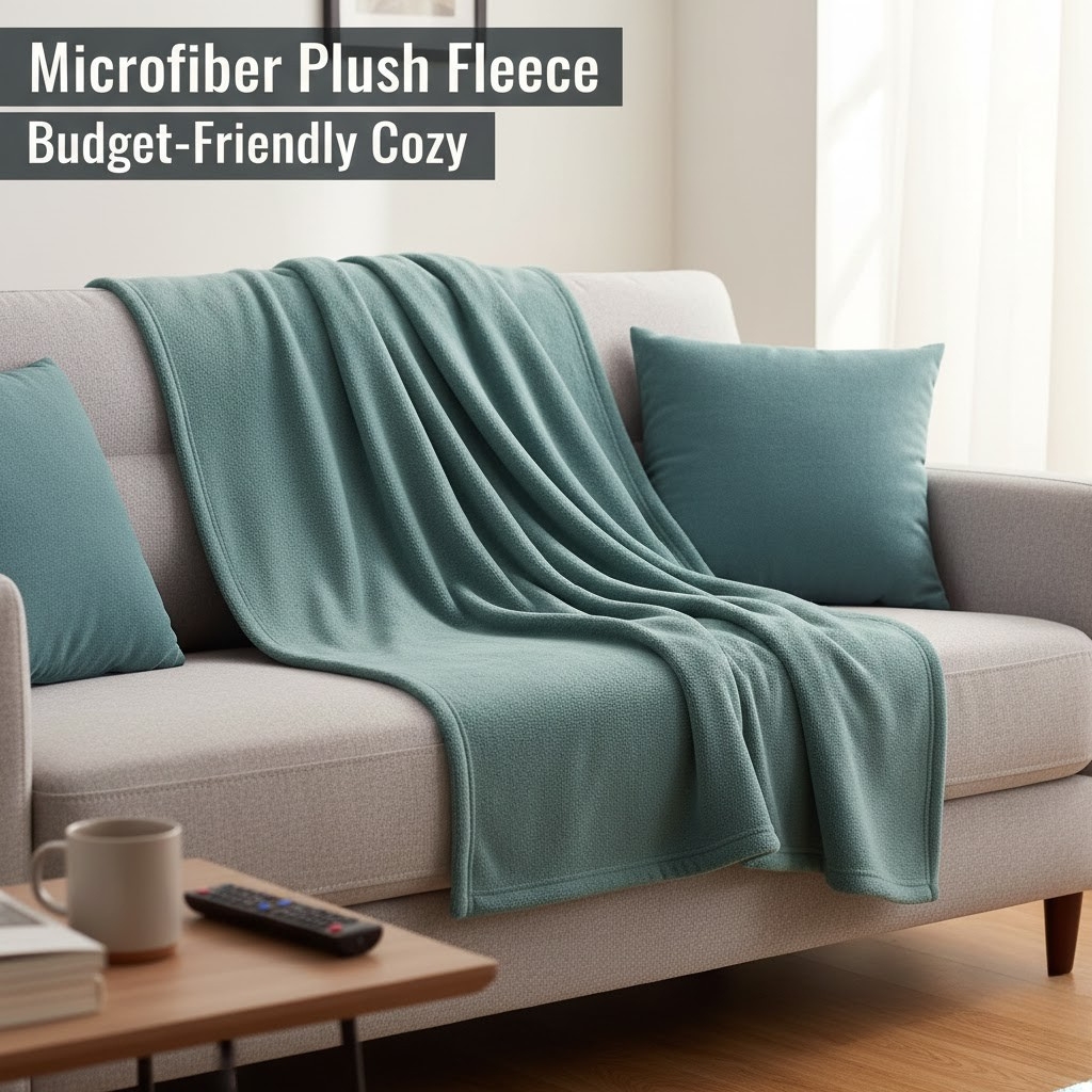 Microfiber Plush Fleece (Budget-Friendly Cozy)