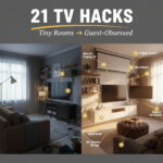 21 TV Hacks for Tiny Living Rooms That Guests Obsess Over