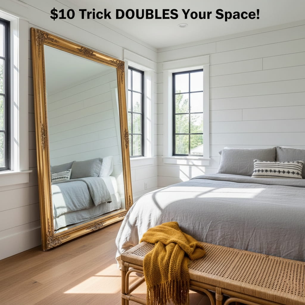 Thrifted Full-Length Mirror ($10)