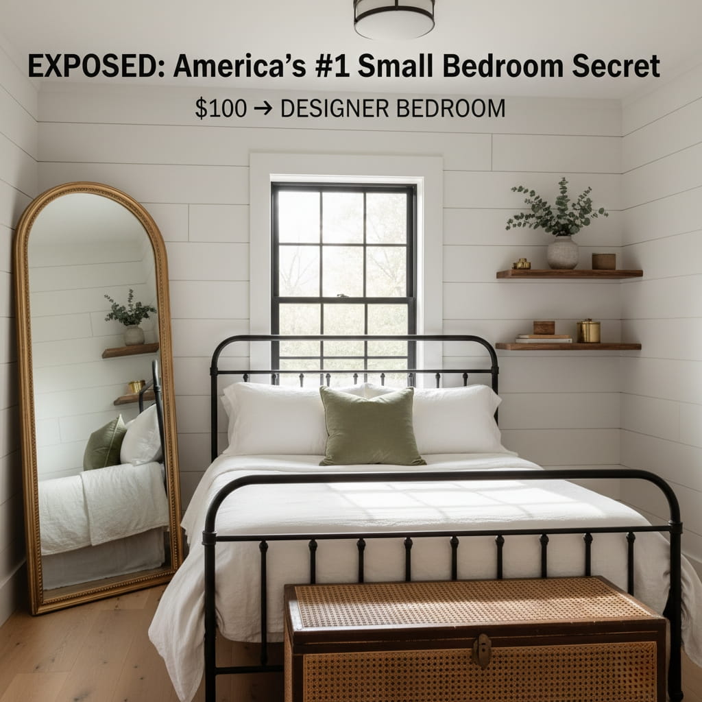 7 Small Bedroom Hacks Under $100 That'll Blow Your Mind