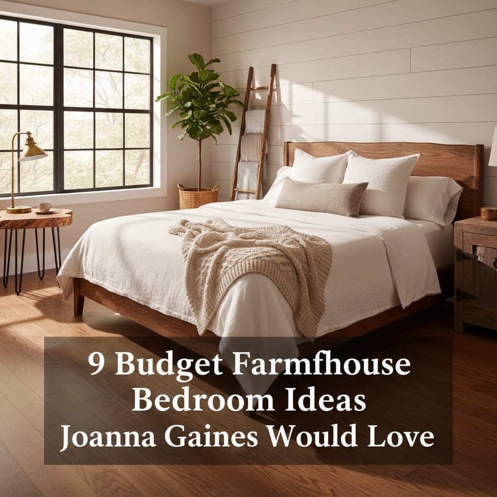 9 Budget Farmhouse Bedroom Ideas Joanna Gaines Would Love