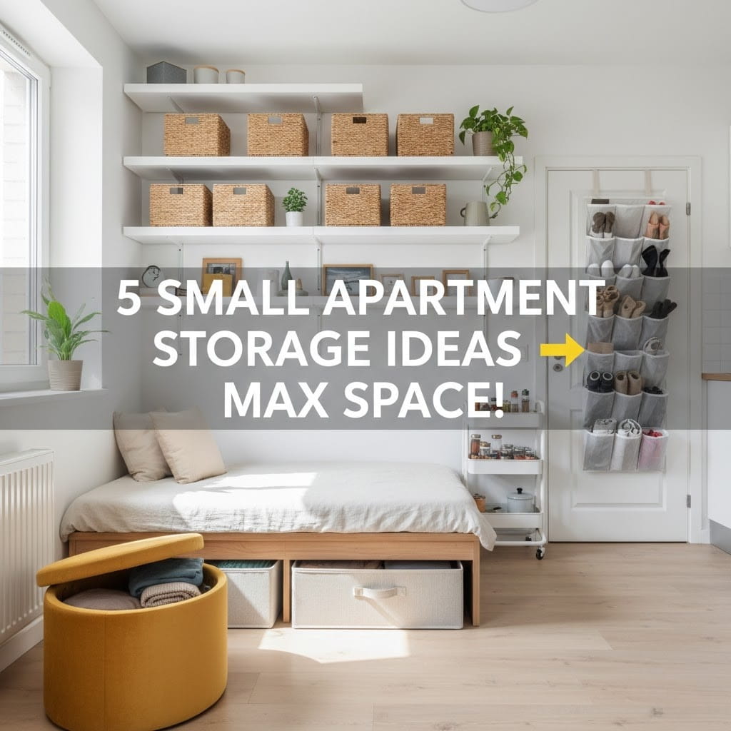 5 Small Apartment Storage Ideas to Maximize Space
