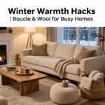 Winter Warmth Hacks| Boucle & Wool for Busy Homes