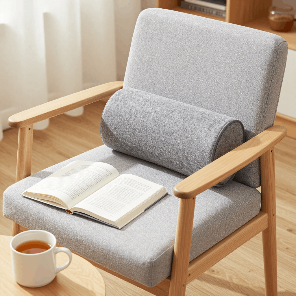 Wool Neck Roll Pillows