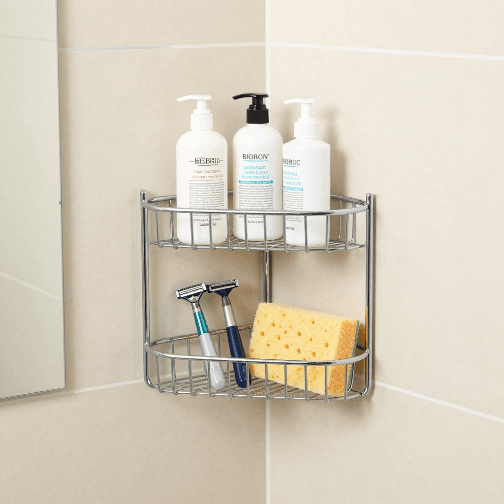 Install a Corner Shelf or Caddy