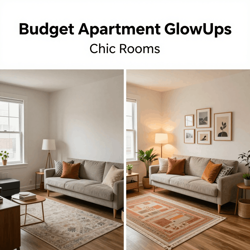 Budget Apartment GlowUps| Chic Rooms