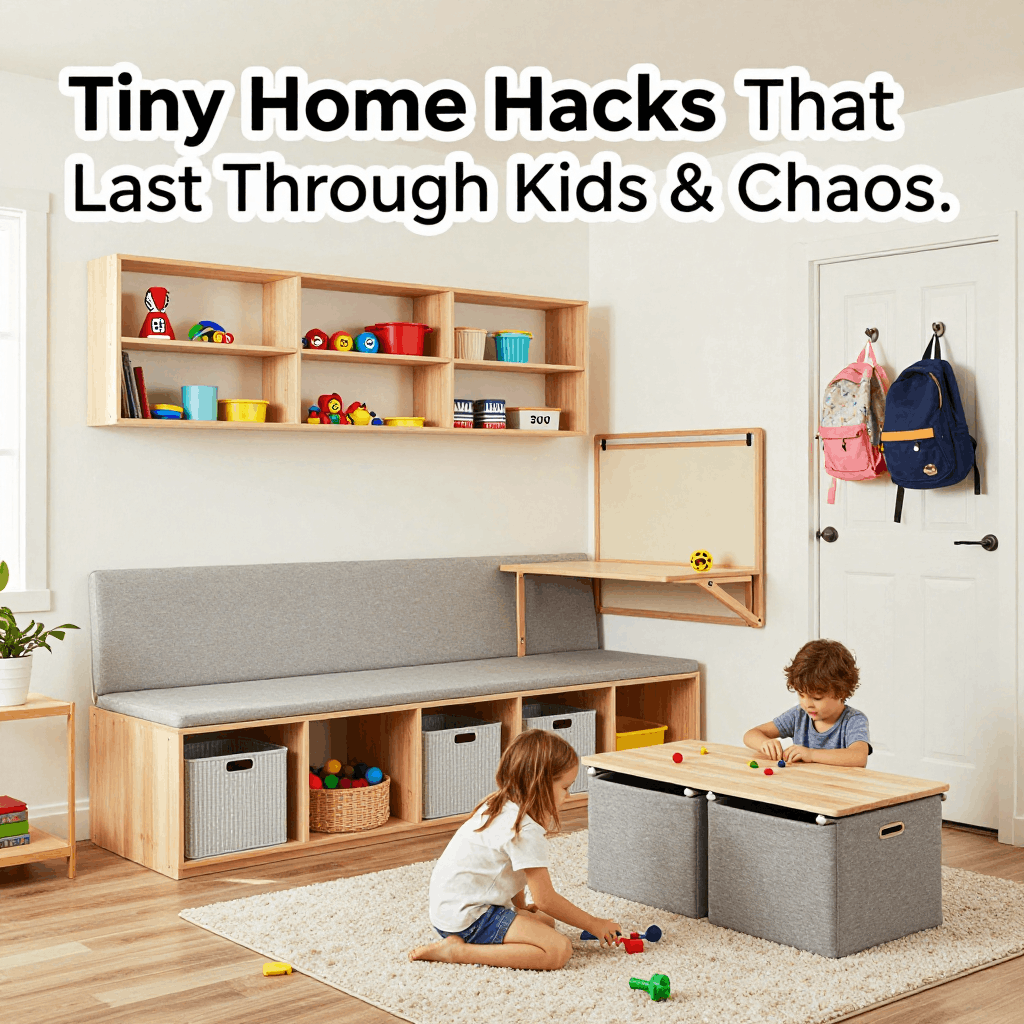 Tiny Home Hacks That Last Through Kids & Chaos