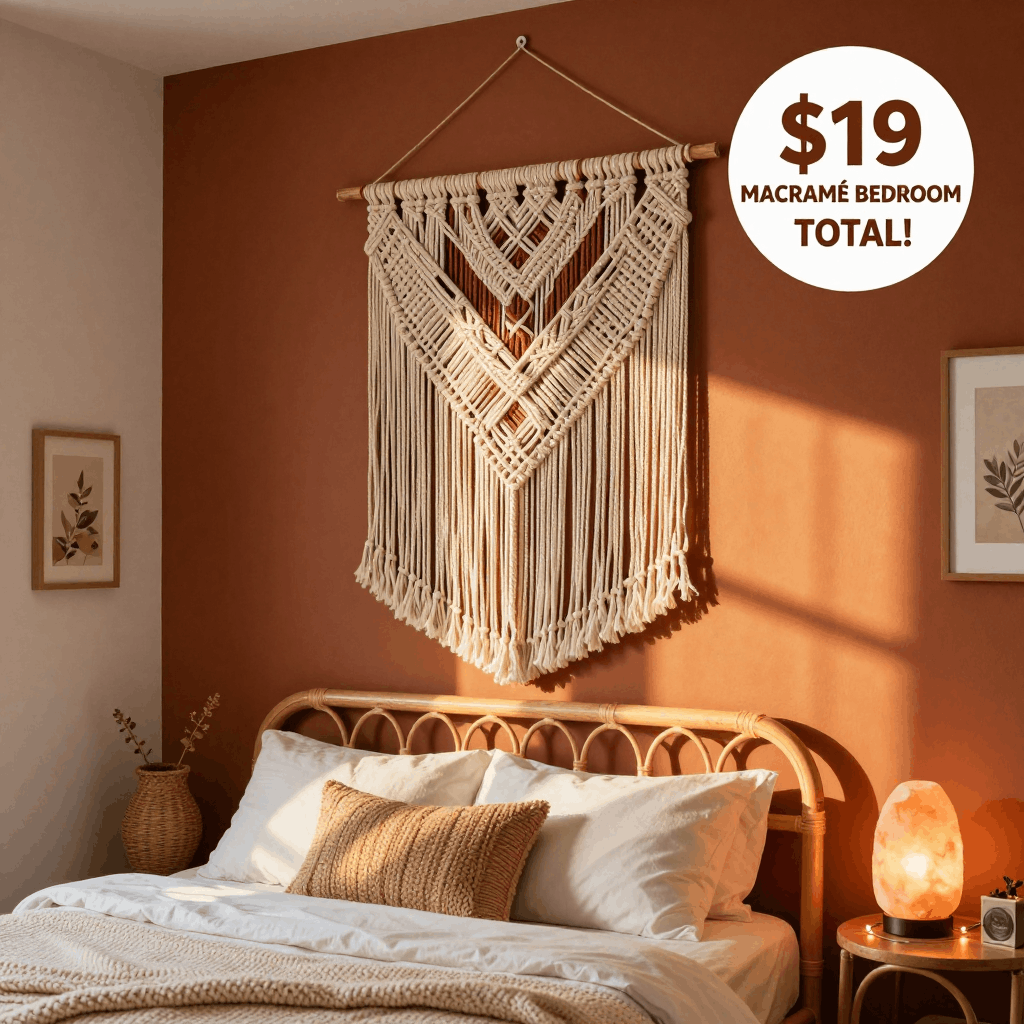 Wall Hanging (Tapestry/Macramé Look)