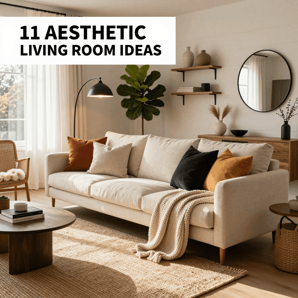 11 Aesthetic Living Room Ideas: Style and Comfort Combined