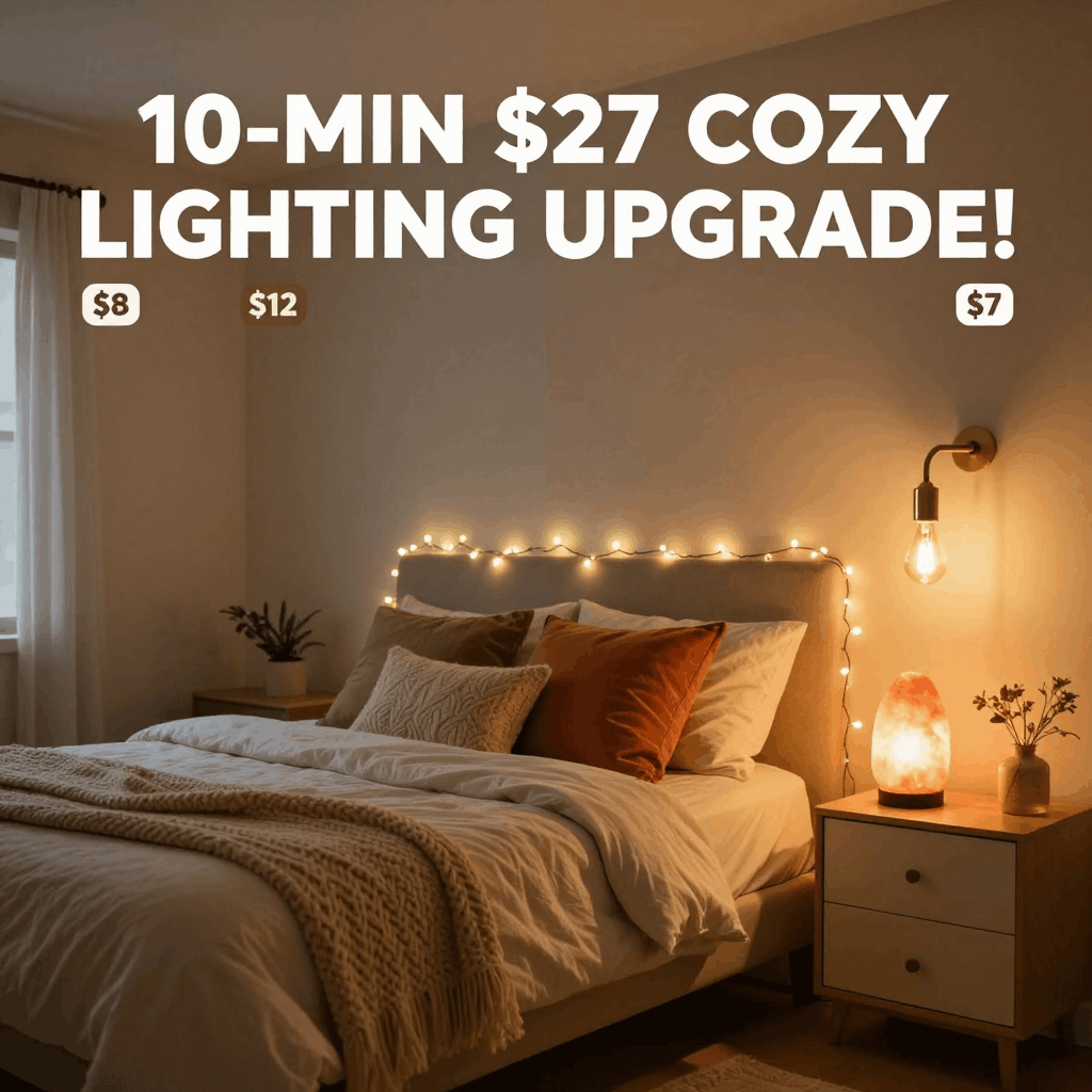 2) Soft Warm Lighting Upgrade — $10–$30