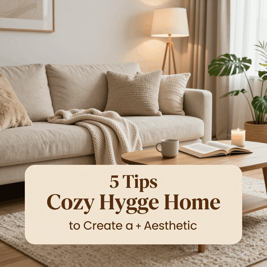 5 Tips to Create a Cozy Hygge Home Aesthetic​