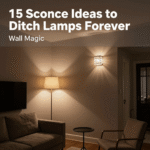 15 Sconce Ideas to Ditch Lamps Forever| Wall Magic